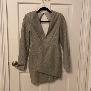 Long sleeve mini dress